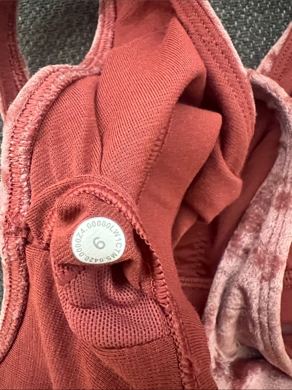 lululemon athletica Velvet Crop Tank in Coral Pink - Picture 4 of 4